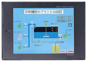 MITSUBISHI 10 inch man machine interface A970GOT-TBA-B